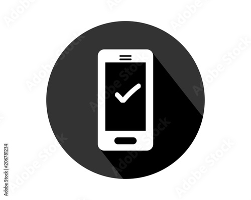 checklist phone business company office corporate image vector icon logo