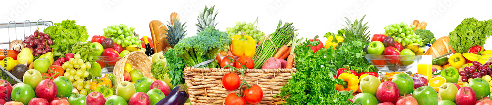 Fresh food background