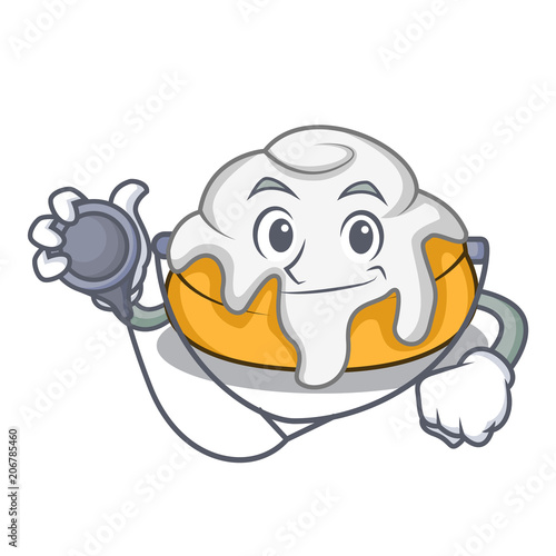 Doctor cinnamon roll character cartoon