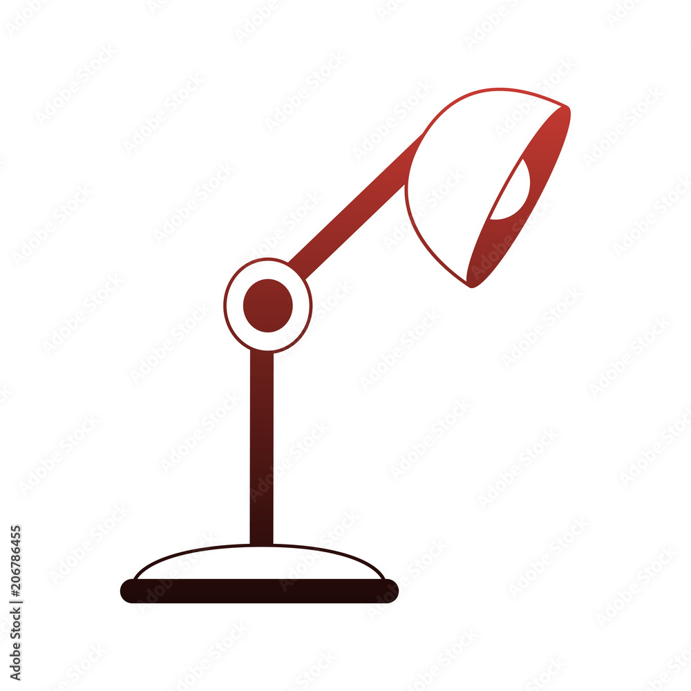 Desk light lamp vector illustration graphic design Desk light lamp vector illustration graphic design