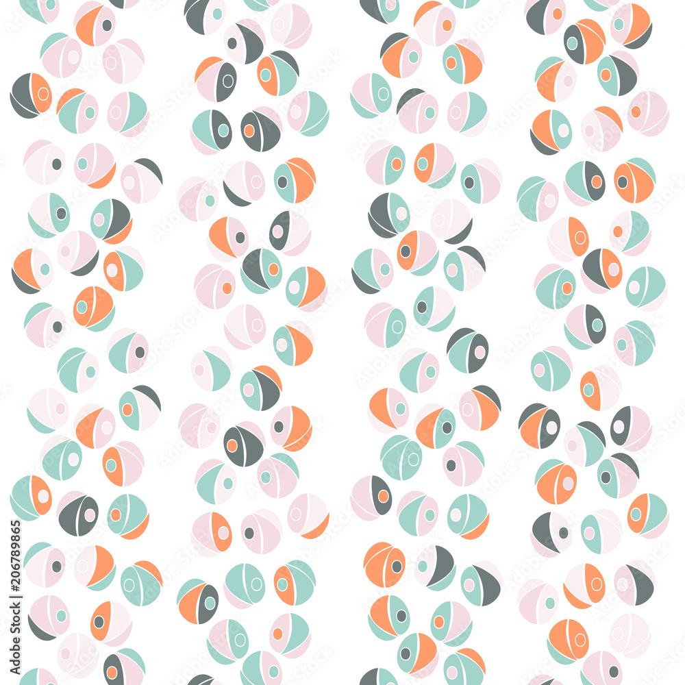 Vector organic seamless abstract background, simple geometric motif, freehand doodles pattern. Vector organic seamless abstract background, simple geometric motif, freehand doodles pattern.
