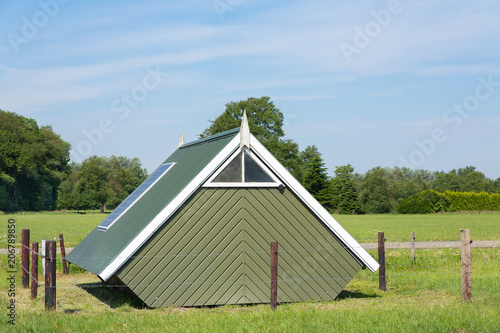 Dutch salt house for salt extraction