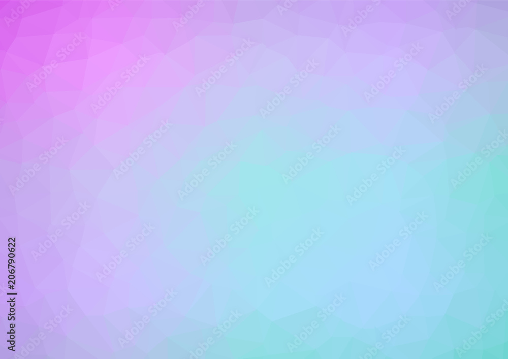 Abstract low poly geometric background. Polygonal crystal effect vector. Futuristic textures.