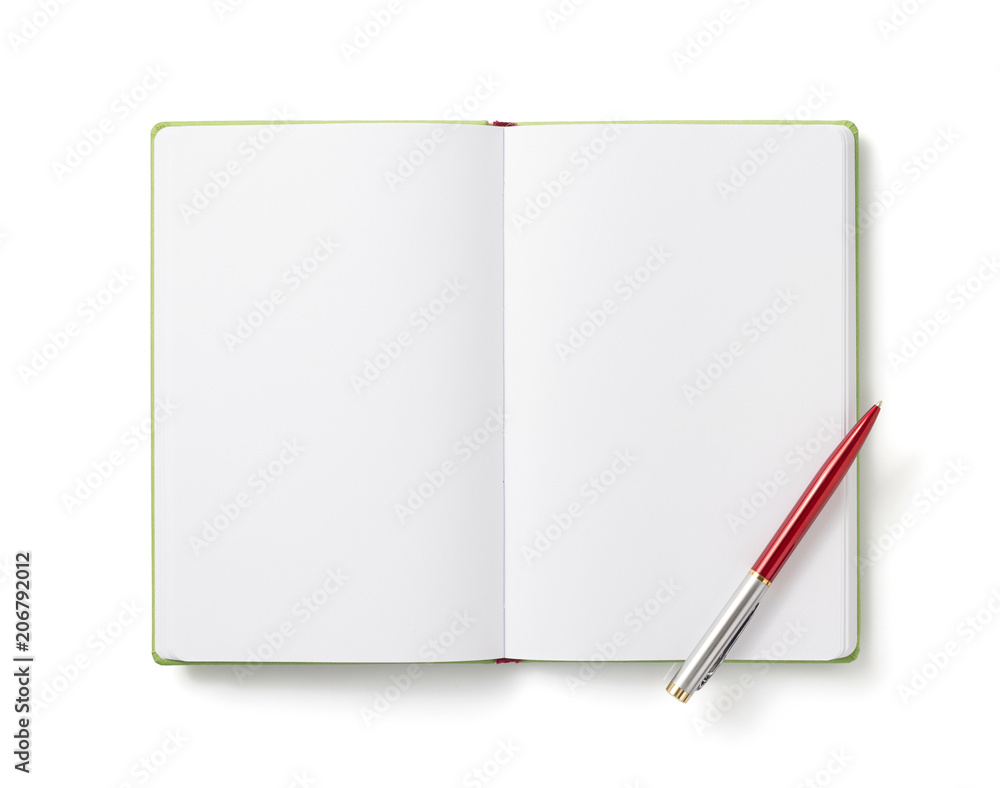 notebook isolated at white notebook isolated at white