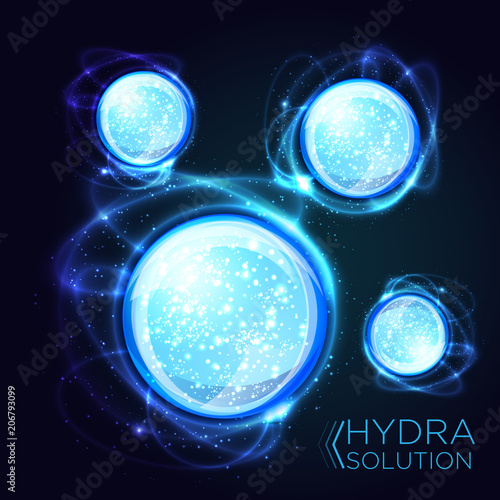 Hyaluronic acid or abstract molecules design