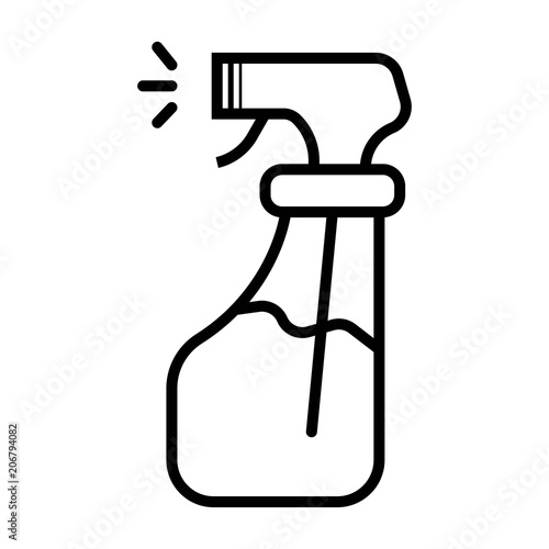 Cleaning spray bottle