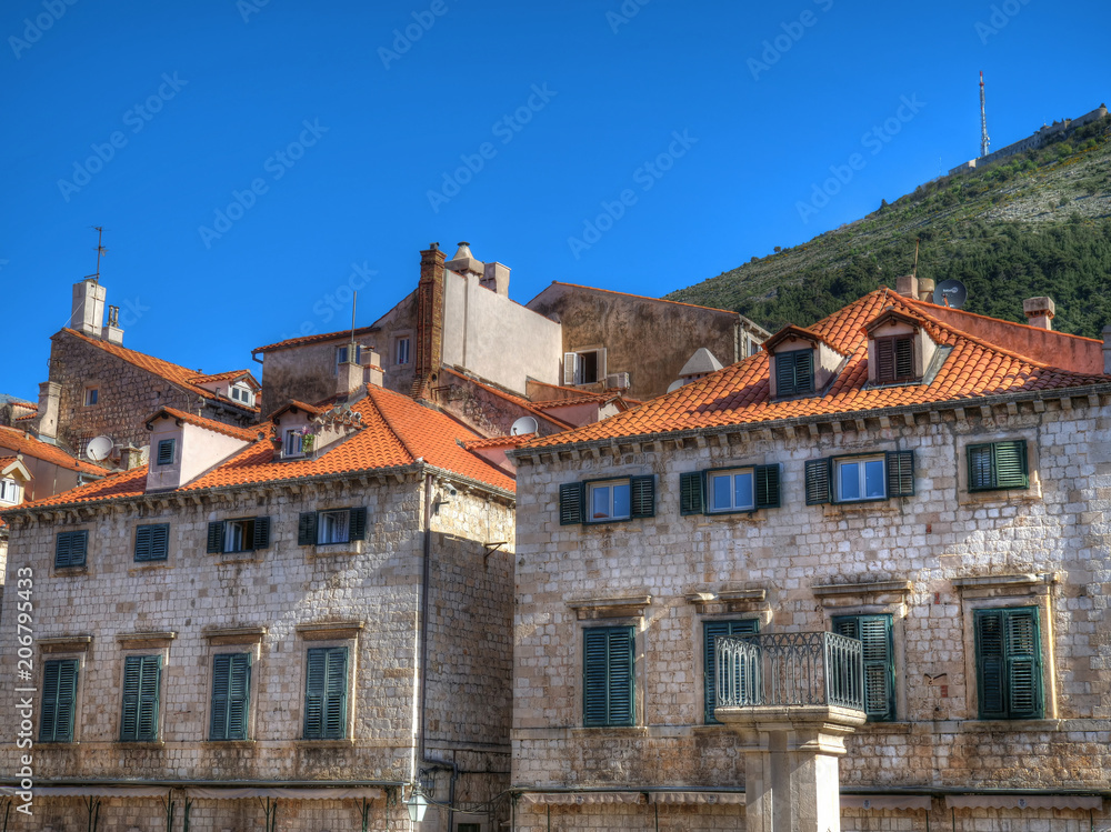 Palais de Sponza, vieille ville de Dubrovnik, Croatie
