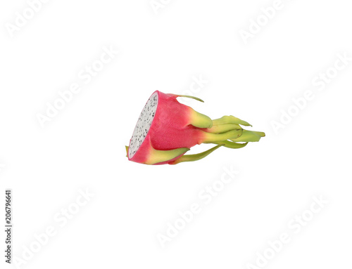 Dragon fruit half single white