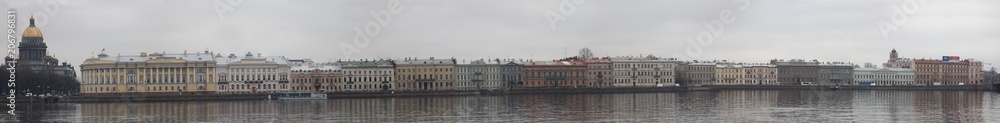 English embankment, Saint Petersburg, Russia