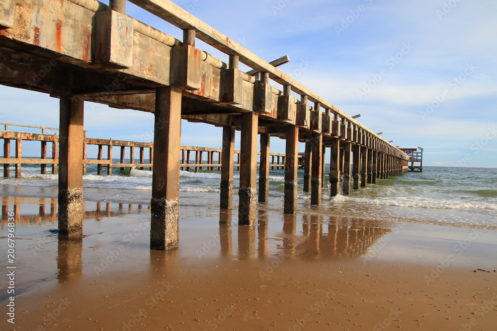 under bridge on the beach nature landscape outdoor background under bridge on the beach nature landscape outdoor background