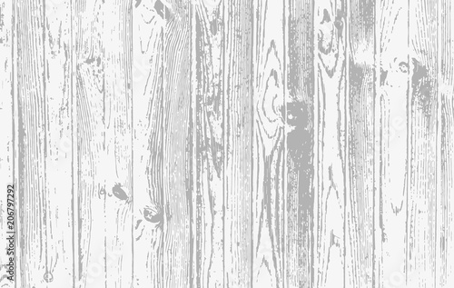 White wooden planks, table, floor surface. Cutting chopping board. Wood texture. Vector illustration