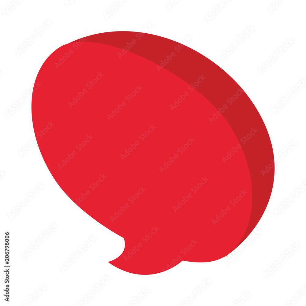 speech bubble isometric icon vector illustration design speech bubble isometric icon vector illustration design