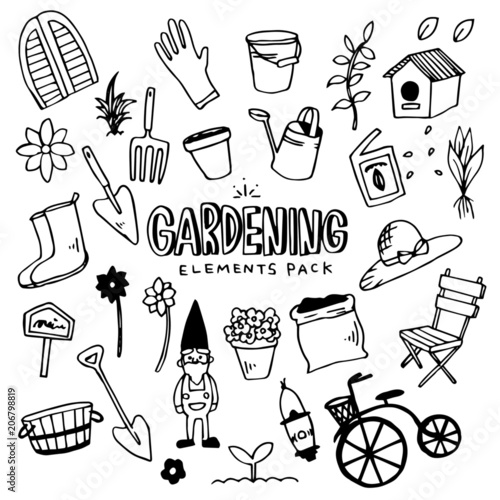 Gardening Illustration Pack