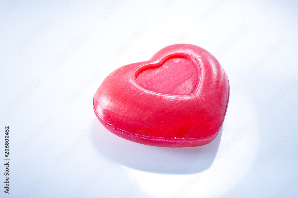 Rote Seife, Herzform