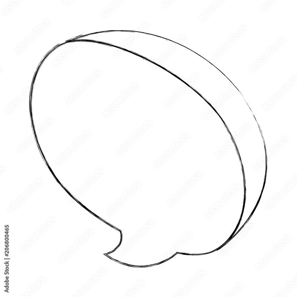 speech bubble dialog chat isometric image vector illustration sketch speech bubble dialog chat isometric image vector illustration sketch