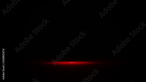 Water droplets in red light point. Crime scene liquid drops in blood plash photo