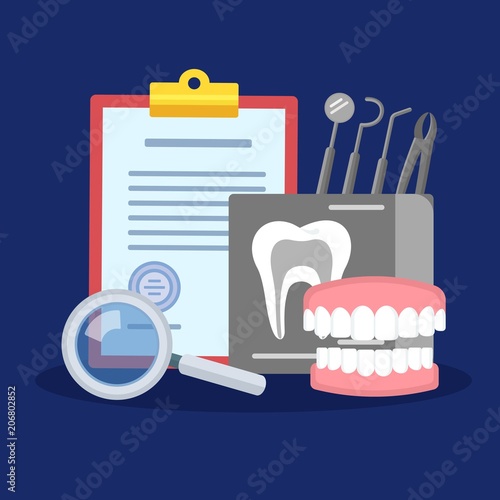 Dental treatment poster