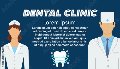 Dental clinic horizontal banner