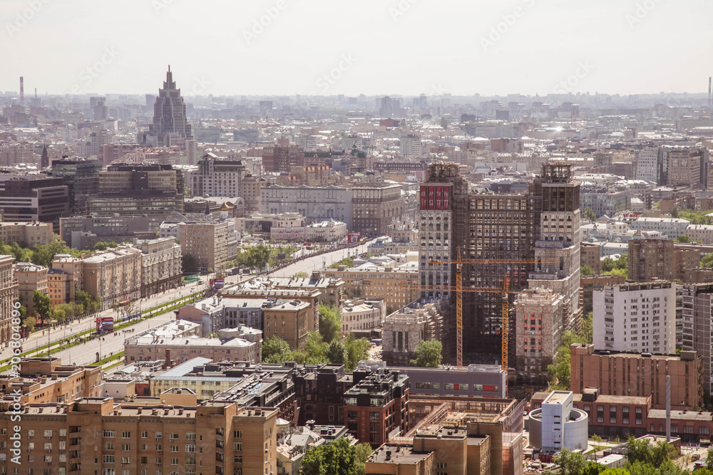 Moscow City center view