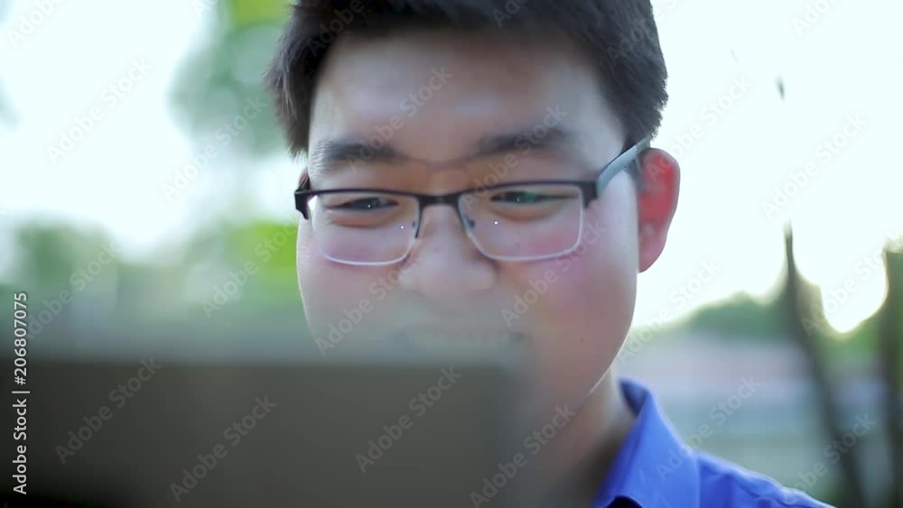 Man use of tablet computer Man use of tablet computer