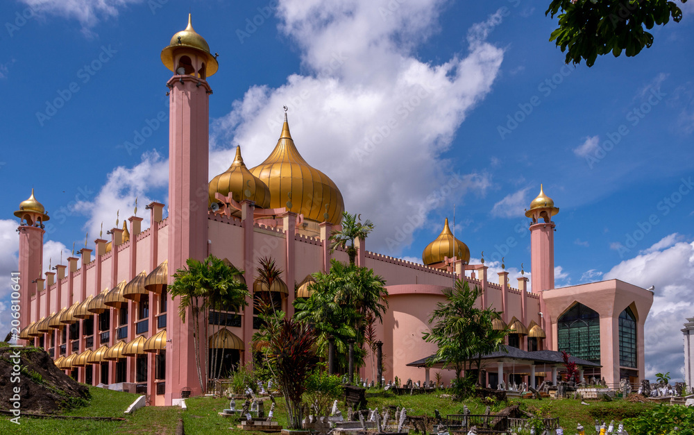 Kuching City Mosque in Borneo, Malaysia
