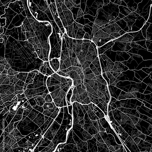 Area map of Toulouse, France