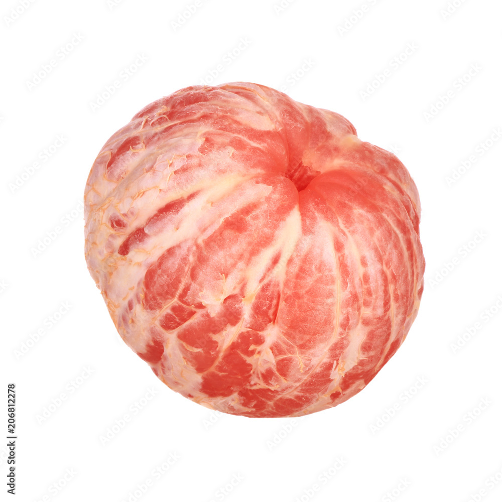 peeled grapefruit isolated peeled grapefruit isolated