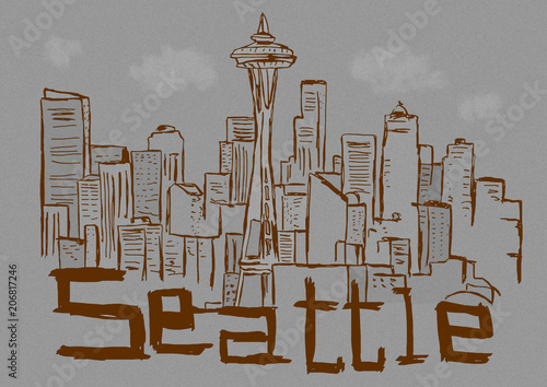 Seattle city vintage