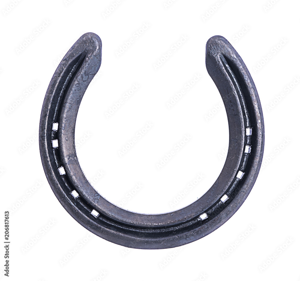 horseshoe isolated on white background horseshoe isolated on white background