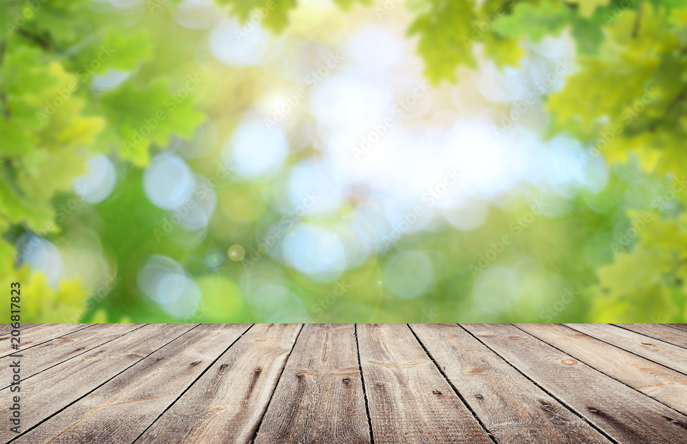 Empty table background