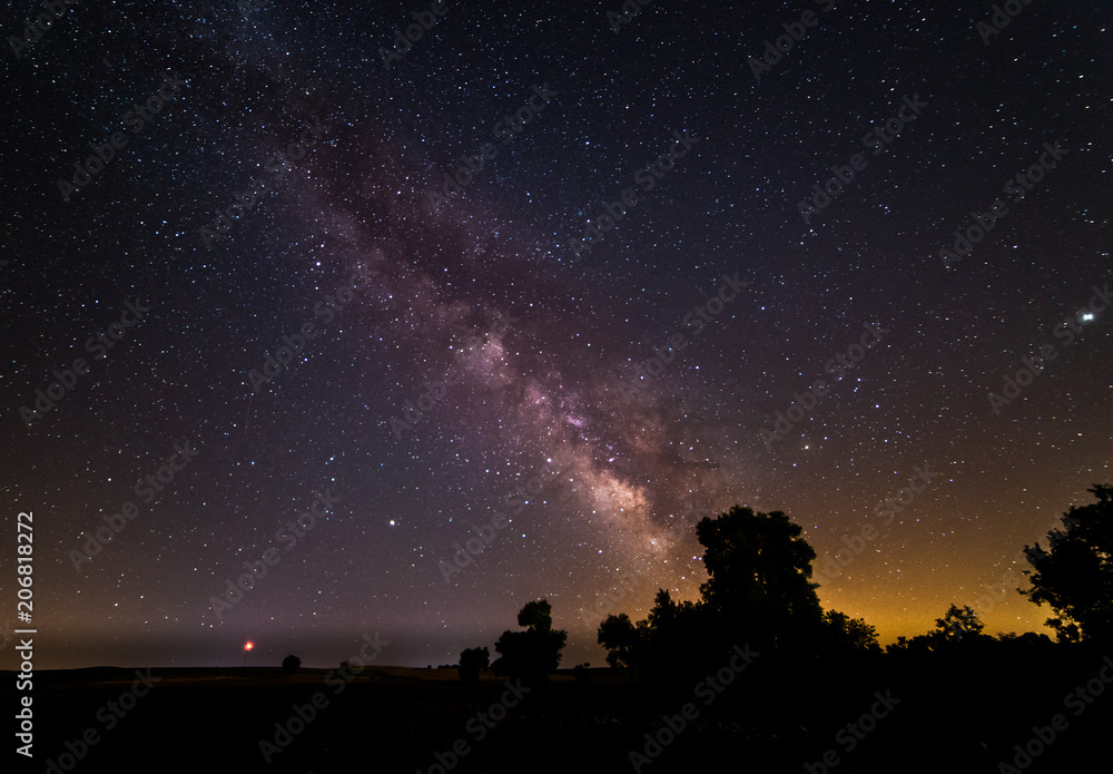 Milky way near Madrid, Spain