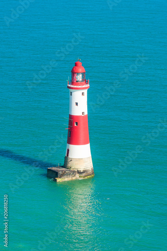 Beachy Head lighthouse, near Eastbourne in East Sussex, England