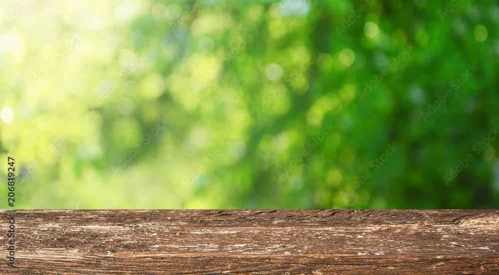 Empty table background