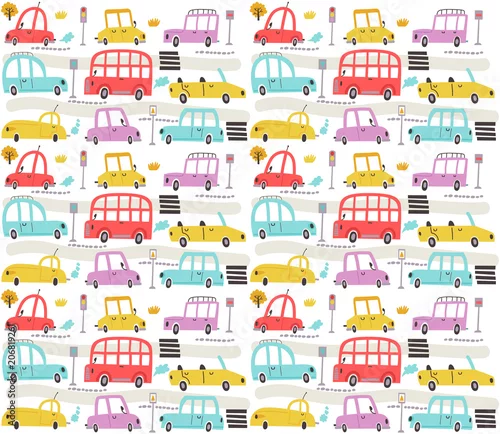 Tapety z kolorowymi samochodami