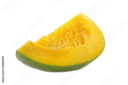 cut of mango isolated