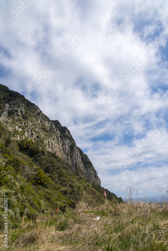 Sanbang Mountain in Jeju Island, South Korea. photo