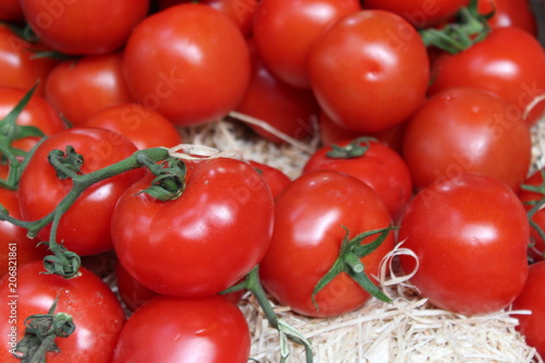 Box of large tomatoes