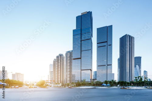 modern square and skyscrapers © zhu difeng