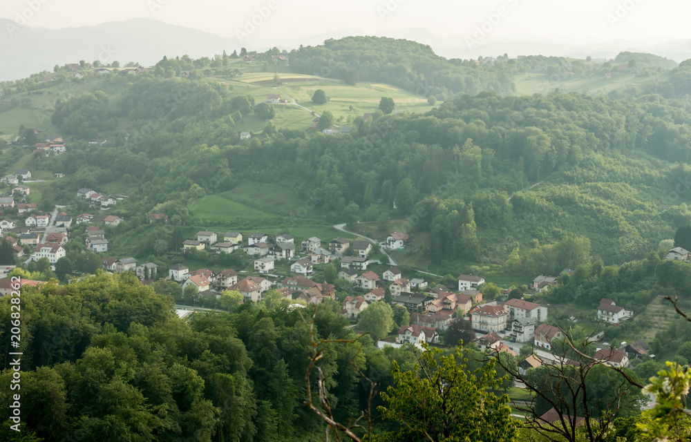 beautiful Slovenia landscape Rogaska Slatina