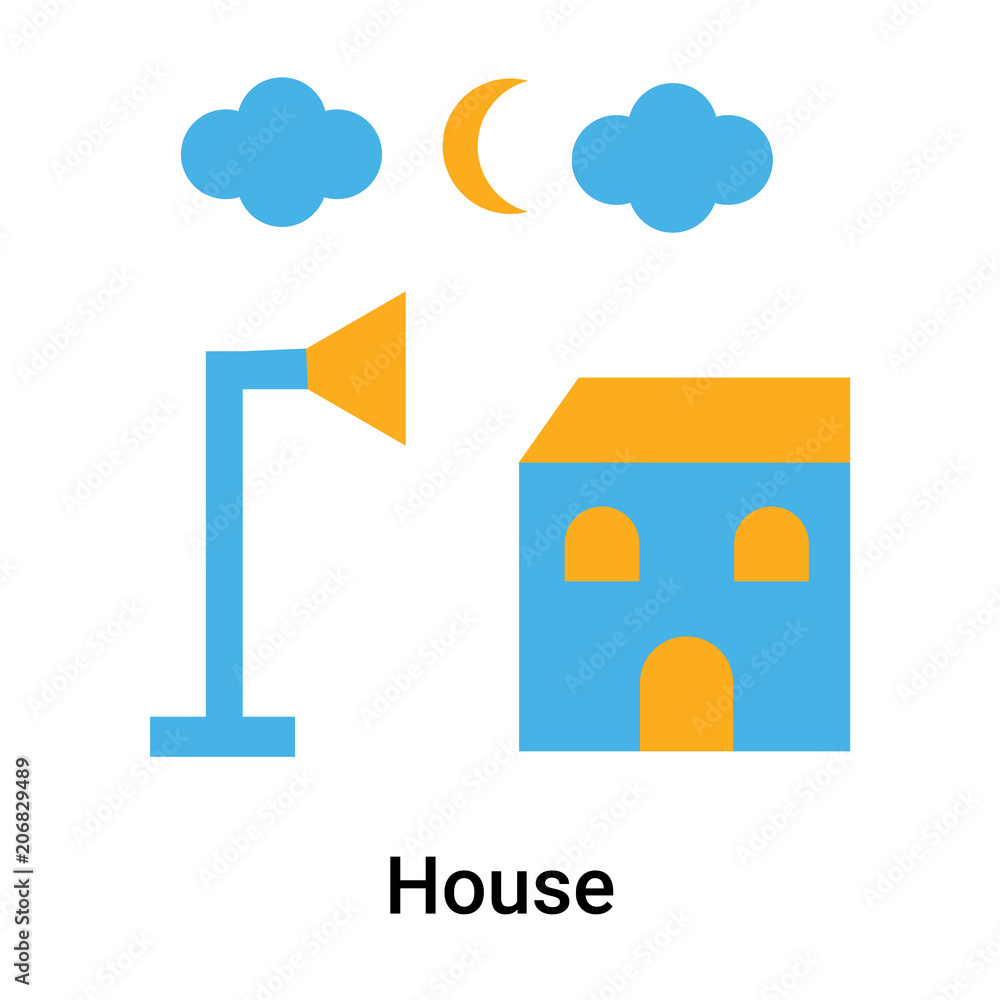 House icon vector sign and symbol isolated on white background House icon vector sign and symbol isolated on white background