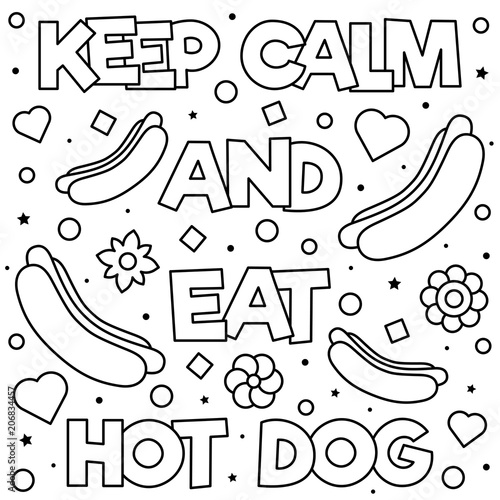 Coloring page. Vector illustration.