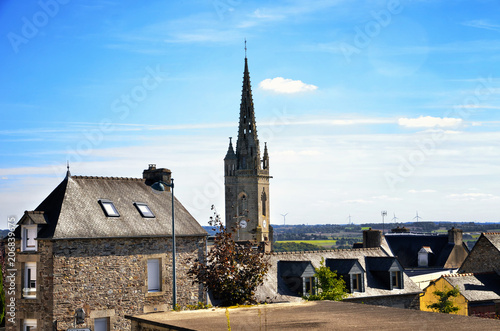 Mur de Bretagne is a little village in the north of France photo