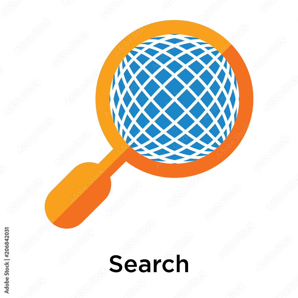 Search icon vector sign and symbol isolated on white background Search icon vector sign and symbol isolated on white background