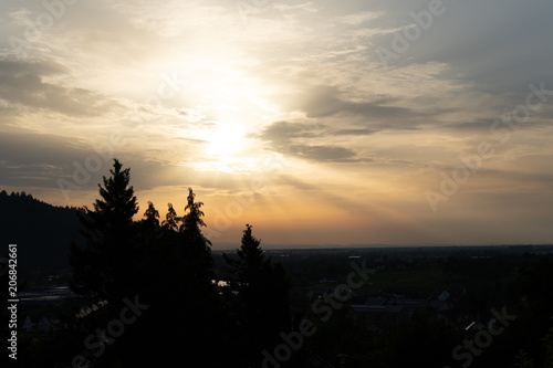 Sonnenuntergang Schwarzwald