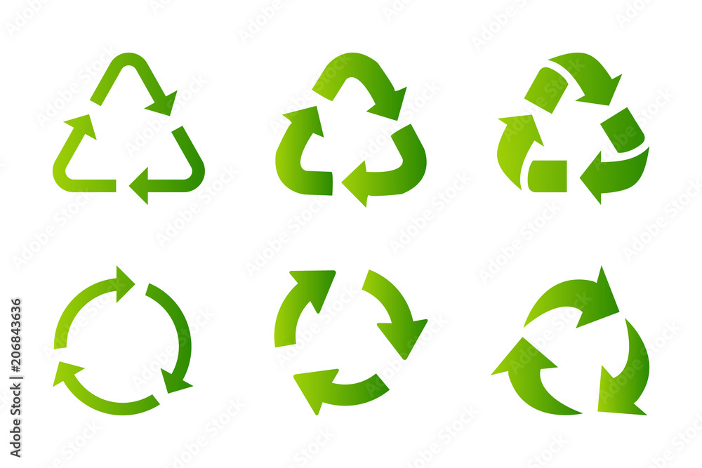 Obraz premium Recycling icon