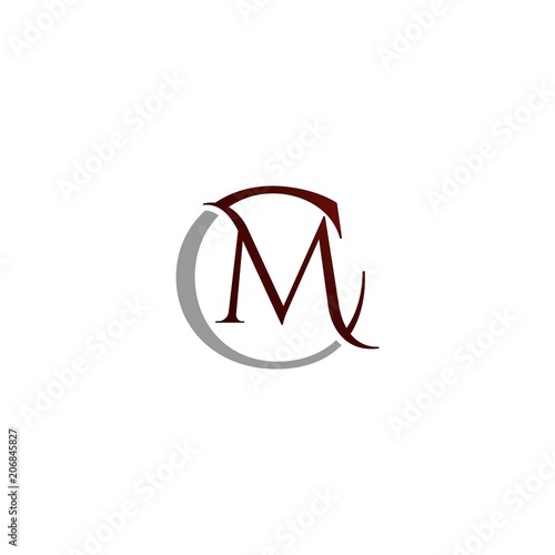Letter CM Abstract Creative Modern Logo Design Template, cm capital logo. letter cm capital business for company, Simple and modern letter CM initials logo design