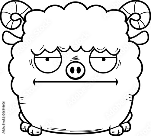 Bored Cartoon Ram