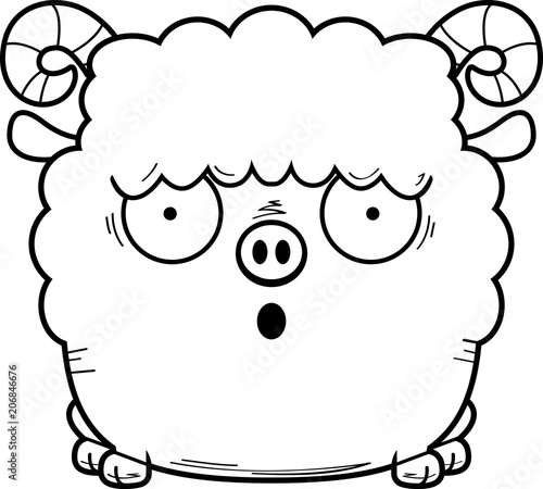 Surprised Cartoon Ram