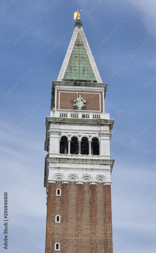 San Marco bell tower in Venice, Italy