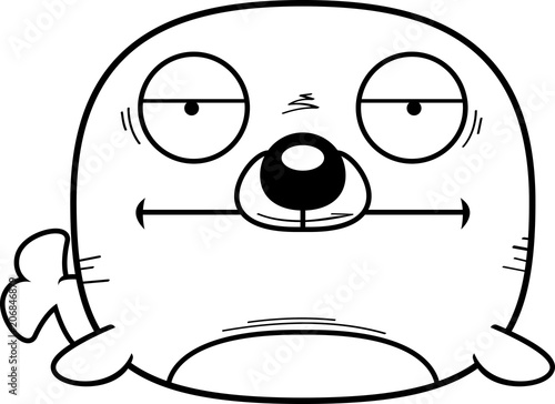 Bored Cartoon Seal
